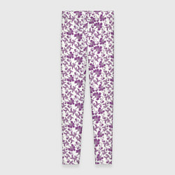 Женские легинсы Фиолетовая гжель