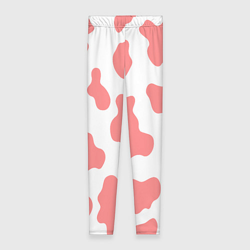 Женские легинсы Розовая корова / 3D-принт – фото 1