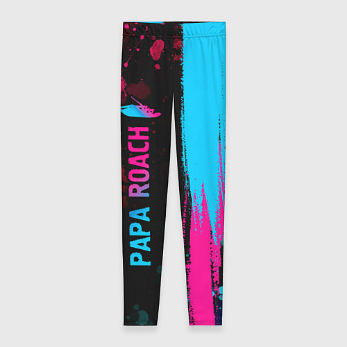 Женские легинсы Papa Roach Neon Gradient / 3D-принт – фото 1