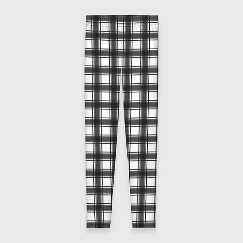 Женские легинсы Black and white trendy checkered pattern / 3D-принт – фото 1