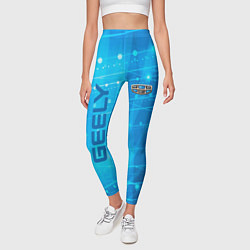 Леггинсы женские Geely sport, цвет: 3D-принт — фото 2