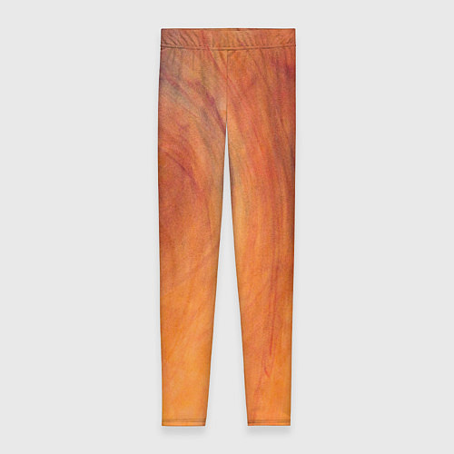 Женские легинсы Огненно-оранжевая поверхность / 3D-принт – фото 1