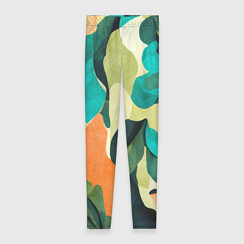 Женские легинсы Multicoloured camouflage / 3D-принт – фото 1