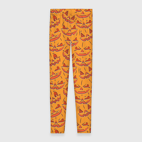 Женские легинсы Halloween Pumpkin Pattern / 3D-принт – фото 1