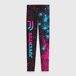 Женские легинсы Juventus - neon gradient: по-вертикали