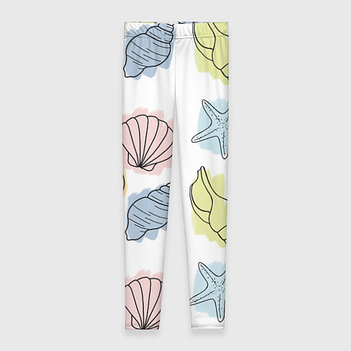 Женские легинсы Морские обитатели / 3D-принт – фото 1