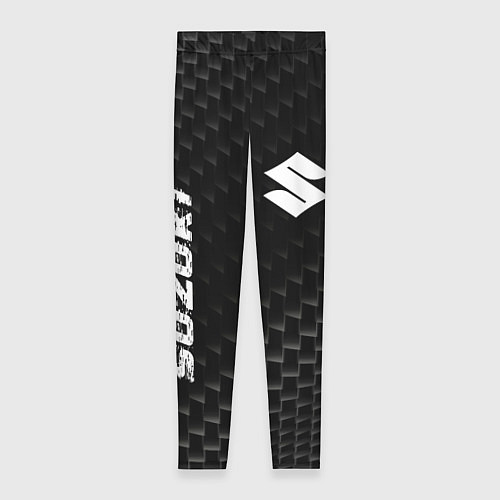 Женские легинсы Suzuki карбоновый фон / 3D-принт – фото 1