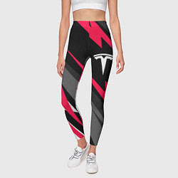 Леггинсы женские Tesla fast lines, цвет: 3D-принт — фото 2