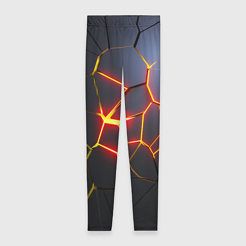 Женские легинсы Вулканическая активность / 3D-принт – фото 1