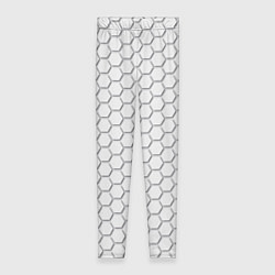 Леггинсы женские Белый ромб, цвет: 3D-принт