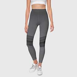 Леггинсы женские Векторное изображение фона в темно-сером, цвет: 3D-принт — фото 2