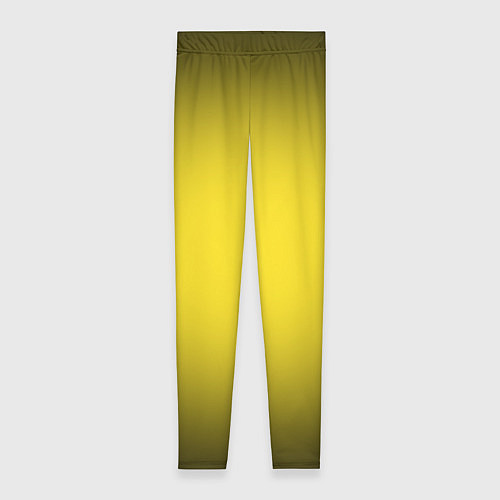 Женские легинсы Желтый градиент / 3D-принт – фото 1