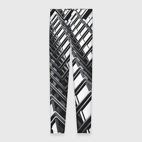 Женские легинсы Карбоновая абстракция грани / 3D-принт – фото 1