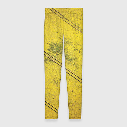 Женские легинсы Абстрактная ярко-золотая текстура / 3D-принт – фото 1