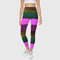 Леггинсы женские Patterned stripes, цвет: 3D-принт — фото 2