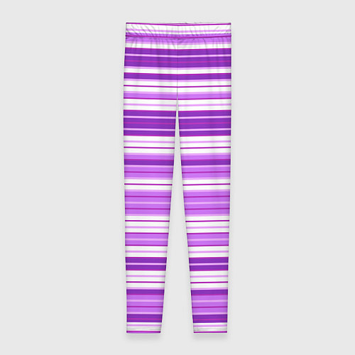 Женские легинсы Фиолетовые полосы / 3D-принт – фото 1