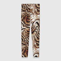 Леггинсы женские Меховая шкура тигра, цвет: 3D-принт