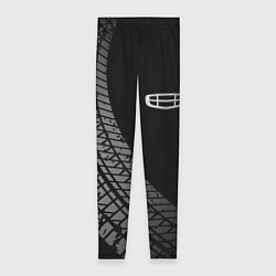 Женские легинсы Geely tire tracks