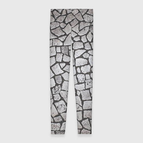 Женские легинсы Каменный серый паттерн / 3D-принт – фото 1