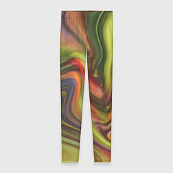 Леггинсы женские Abstraction waves, цвет: 3D-принт