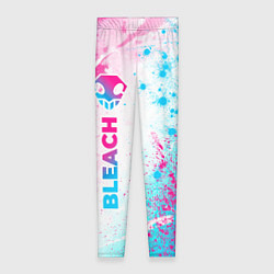 Женские легинсы Bleach neon gradient style: по-вертикали