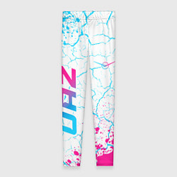 Женские легинсы UAZ neon gradient style вертикально