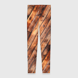 Женские легинсы Деревянная обшивка