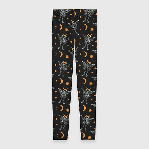 Женские легинсы Лунные мотыльки / 3D-принт – фото 1