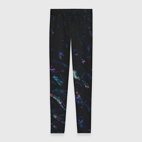 Женские легинсы Лазурные сапфиры / 3D-принт – фото 1