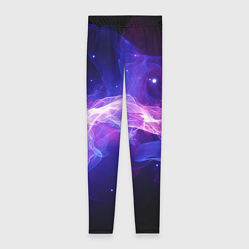 Женские легинсы Фиолетовый туман в движении / 3D-принт – фото 1