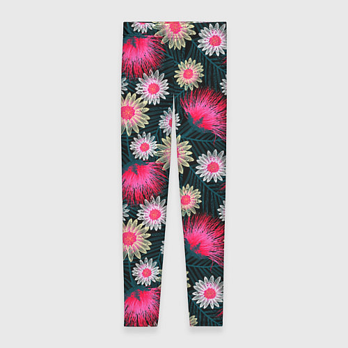 Женские легинсы Floral pattern / 3D-принт – фото 1