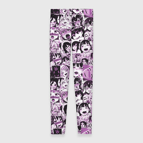 Женские легинсы Ahegao cartoon / 3D-принт – фото 1