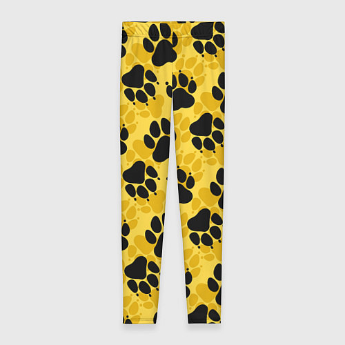Женские легинсы Dogs paws / 3D-принт – фото 1