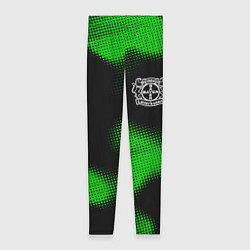 Леггинсы женские Bayer 04 sport halftone, цвет: 3D-принт
