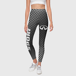 Леггинсы женские Infiniti sport carbon, цвет: 3D-принт — фото 2