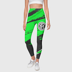 Леггинсы женские Inter sport green, цвет: 3D-принт — фото 2