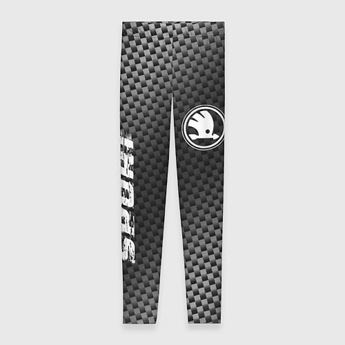 Женские легинсы Skoda sport carbon / 3D-принт – фото 1