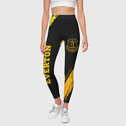 Леггинсы женские Everton - gold gradient вертикально, цвет: 3D-принт — фото 2