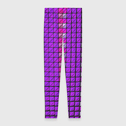 Женские легинсы Фиолетовые плитки