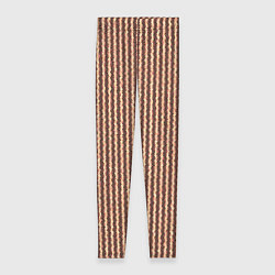 Леггинсы женские Мелкая мозаика золотистый коричневый, цвет: 3D-принт
