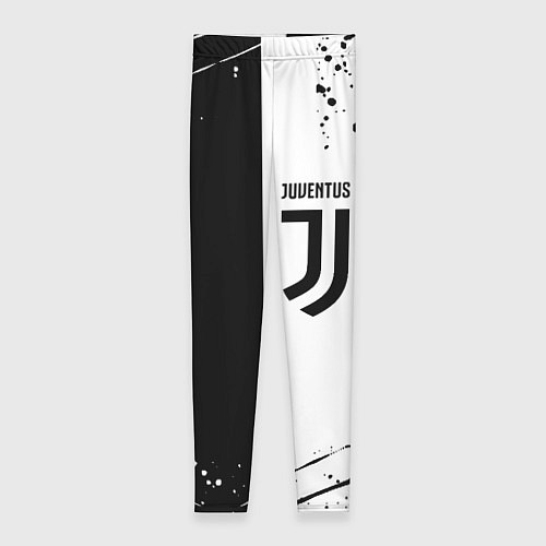 Женские легинсы Juventus краски текстура спорт / 3D-принт – фото 1