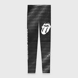 Леггинсы женские Rolling Stones metal rock lines, цвет: 3D-принт