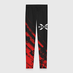 Леггинсы женские Exeed sport grunge, цвет: 3D-принт