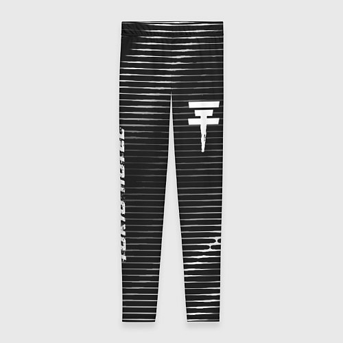 Женские легинсы Tokio Hotel metal rock lines / 3D-принт – фото 1