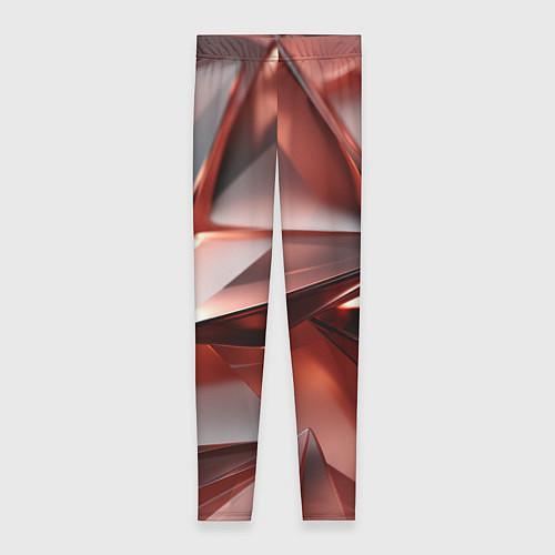 Женские легинсы Рубиновые пирамидки / 3D-принт – фото 1