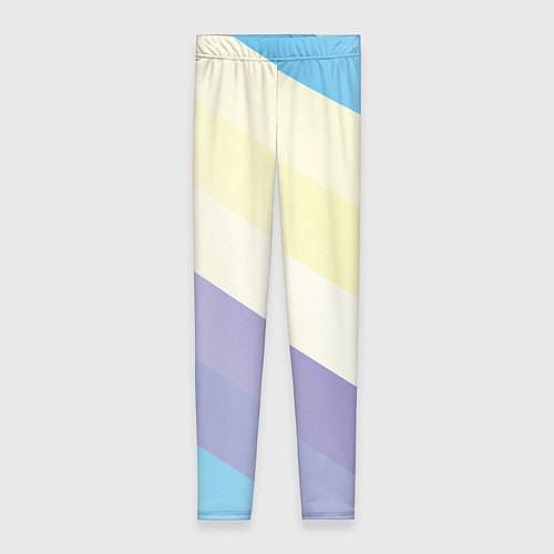 Женские легинсы Паттерн цветные волны - color waves / 3D-принт – фото 1