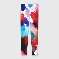 Женские легинсы Абстрактная акварельная композиция