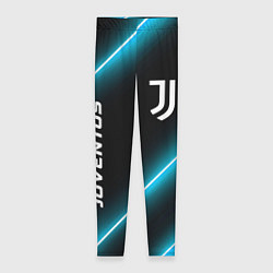 Леггинсы женские Juventus неоновые лампы, цвет: 3D-принт