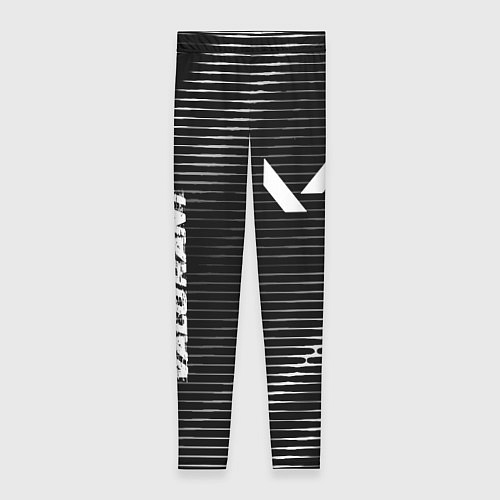 Женские легинсы Valorant metal game lines / 3D-принт – фото 1
