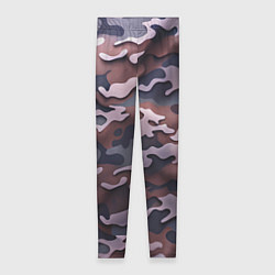 Женские легинсы Камуфляж-грязь